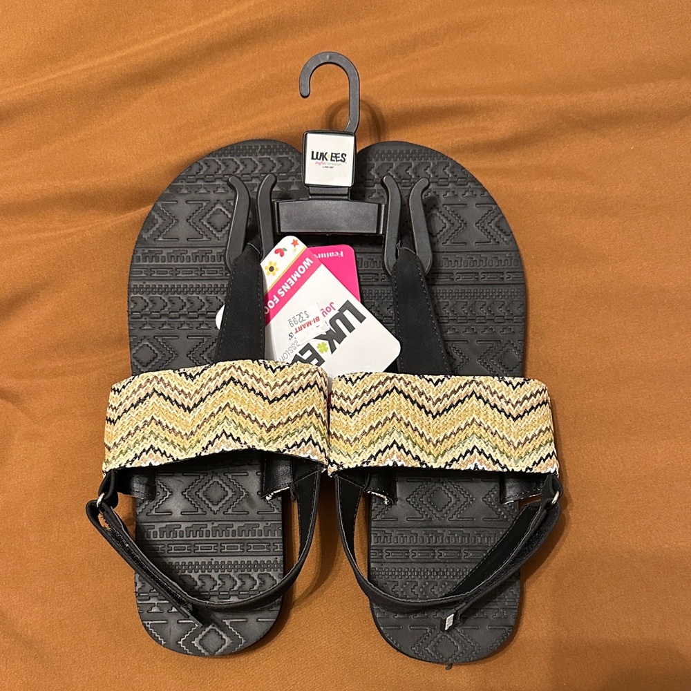 Lukees by Muk Luk - Neutral colored sandals